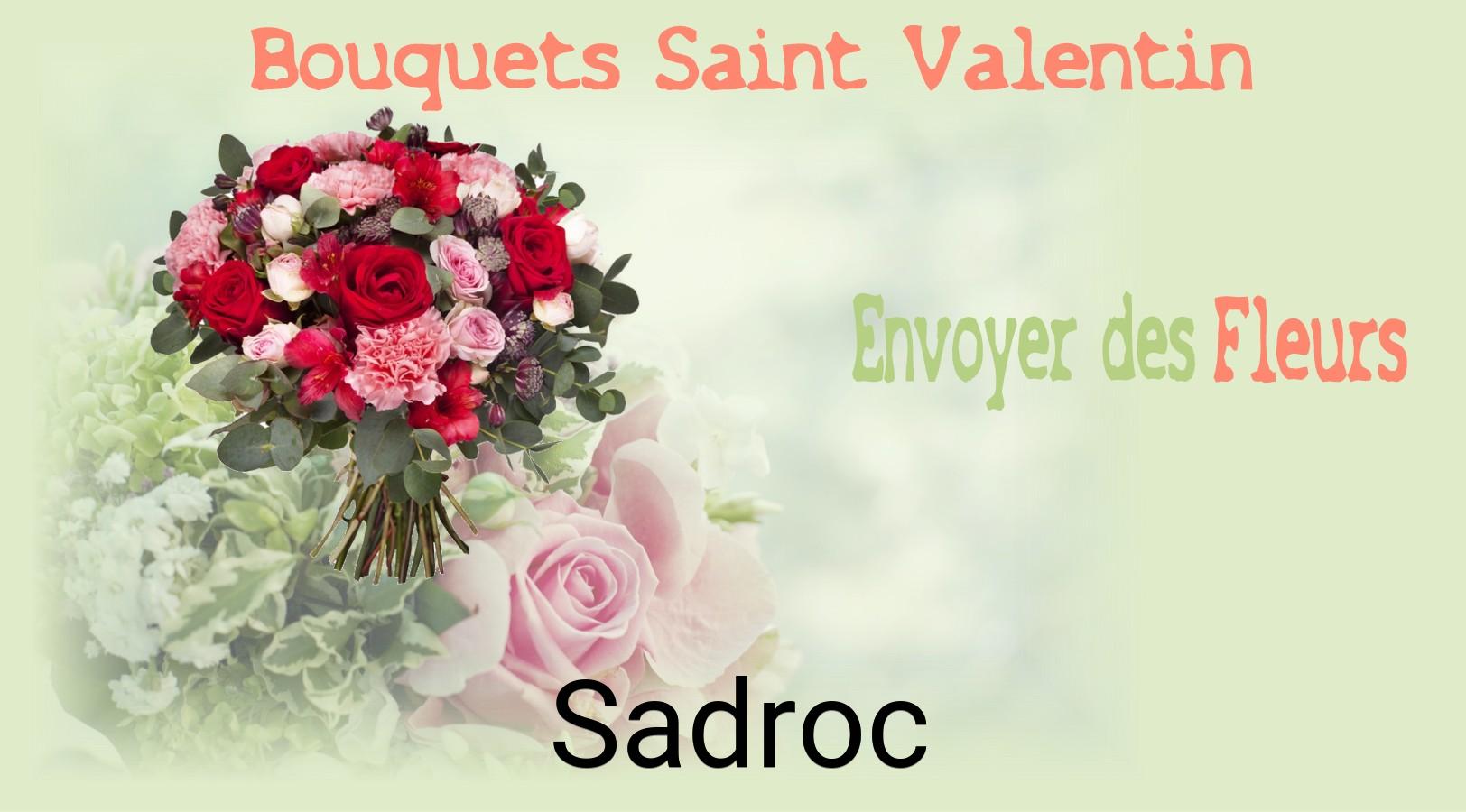 Roses de Saint-Valentin livrées à Sadroc